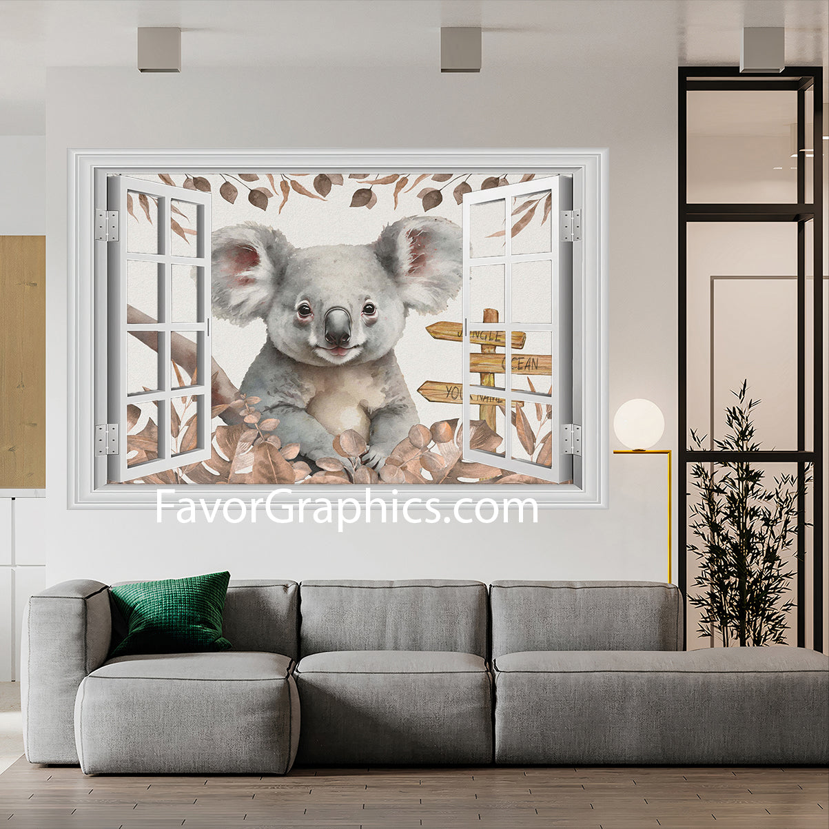 Koala Vinyl Wall Art Decal Sticker Poster Print Mural