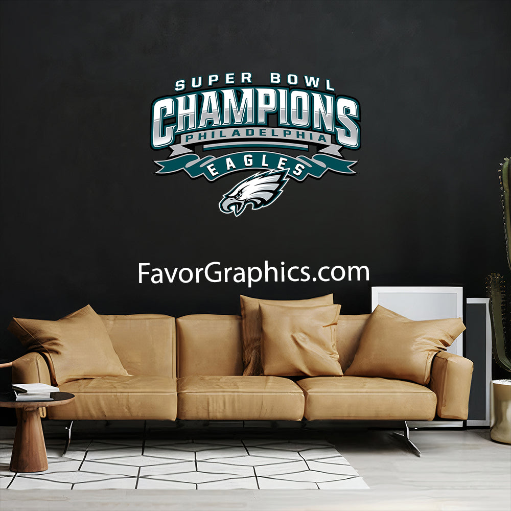 Philadelphia Eagles Home Room Wall Vinyl Decal Sticker Mural Poster