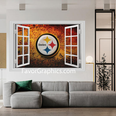 Pittsburgh Steelers Vinyl Wall Art Decal Sticker Poster Print Mural