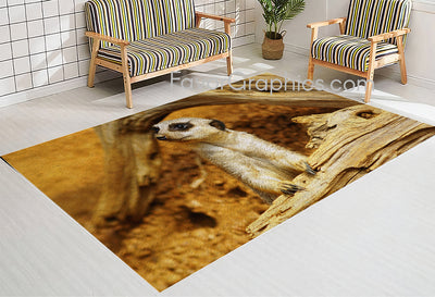 Meerkat Home Bedroom Decor Rug Carpet Mat