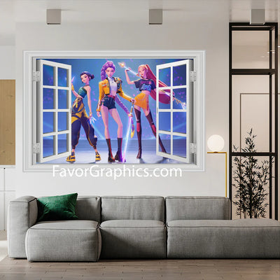 Huntrix HUNTR/X Kpop Demon Hunters Wall Art Poster Print Mural