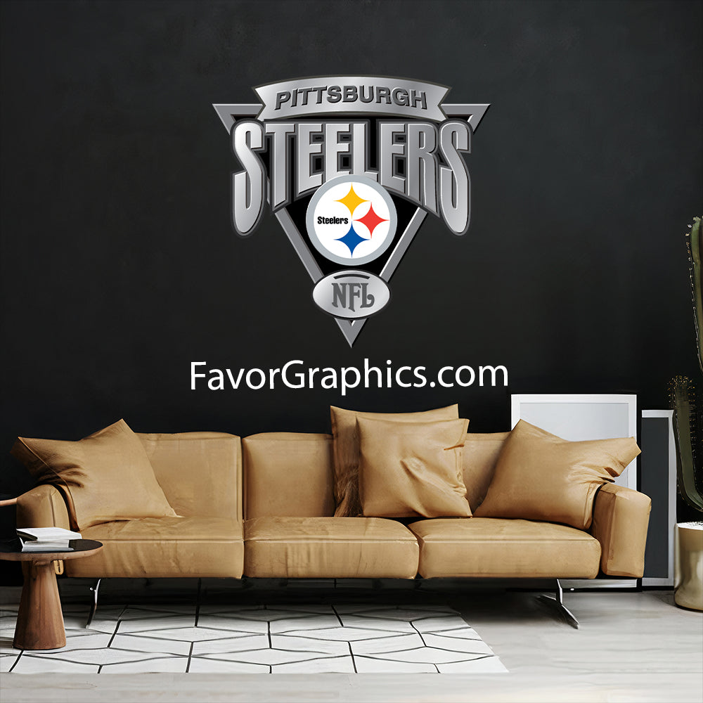 Pittsburgh Steelers Home Room Wall Vinyl Decal Sticker Mural Poster