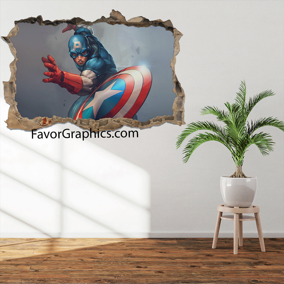 Captain America Vinyl Wall Art Decal Sticker Poster Print Mural