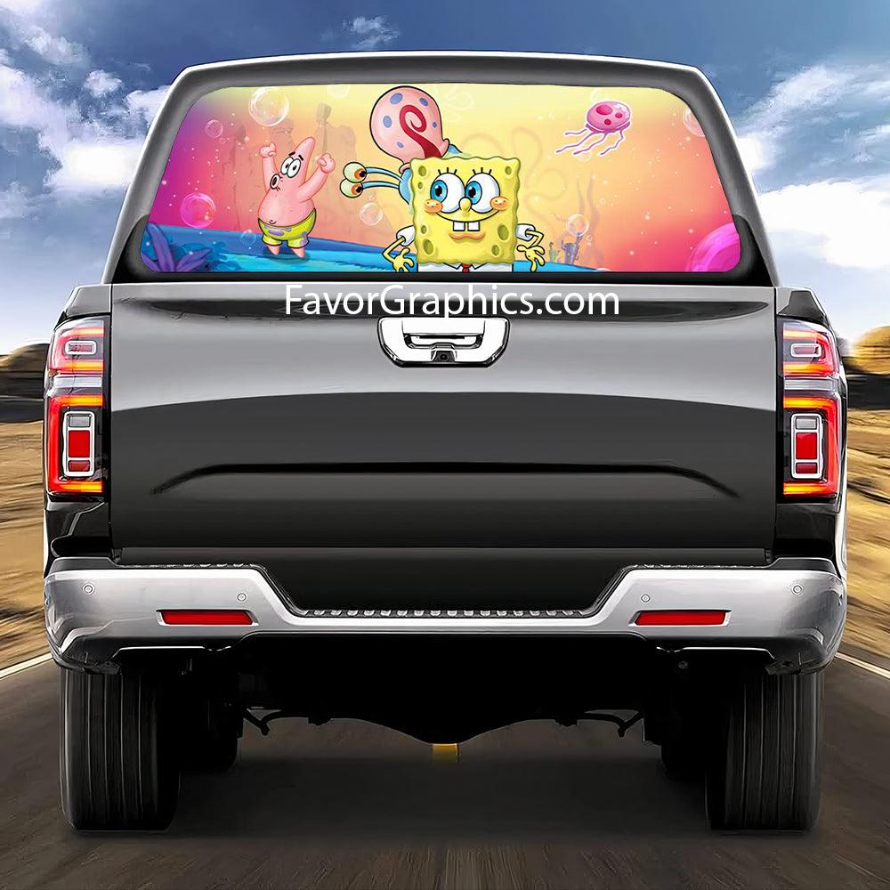 Spongebob Rear Window Perforated Graphic Vinyl Decal Car