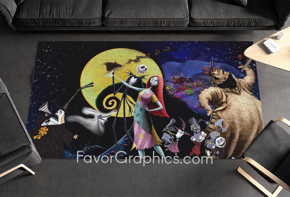 Nightmare Before Christmas Home Bedroom Decor Rug Carpet Mat