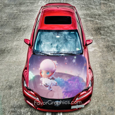 Dimoo Itasha Car Vinyl Hood Wrap Decal Sticker