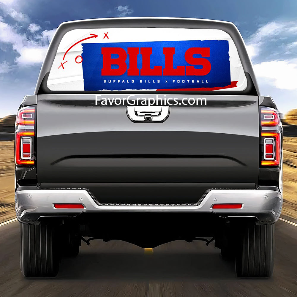 Buffalo Bills Rear Window Perforated Graphic Vinyl Decal Cars Trucks