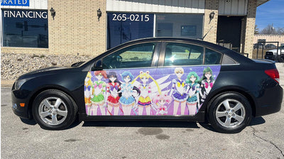 Sailor Moon Car Door Vinyl Wrap Decal Sticker