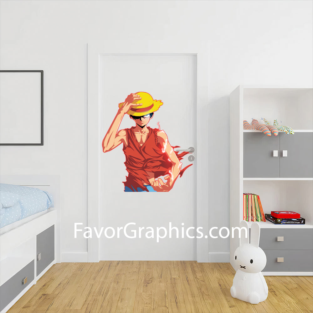 Monkey D. Luffy Home Room Wall Vinyl Decal Sticker Mural Poster