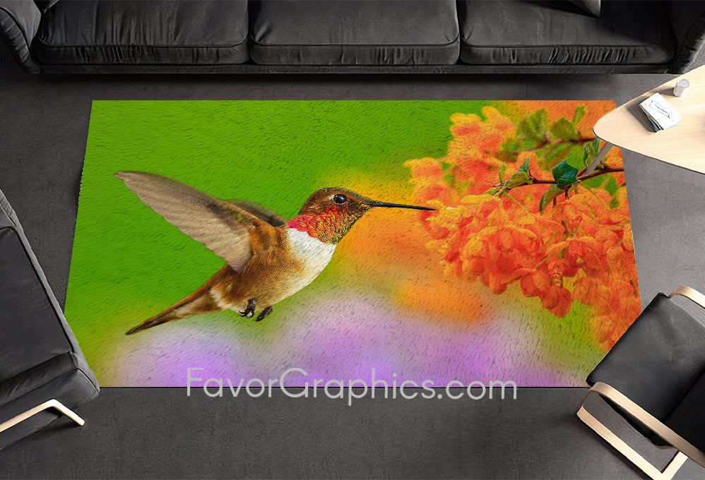 Hummingbird Home Bedroom Decor Rug Carpet Mat