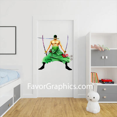 Roronoa Zoro Home Room Wall Vinyl Decal Sticker Mural Poster