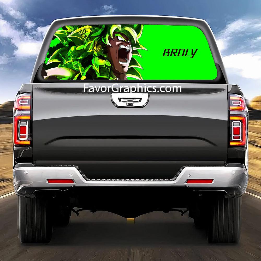 Broly Rear Window Perforated Graphic Vinyl Decal Car