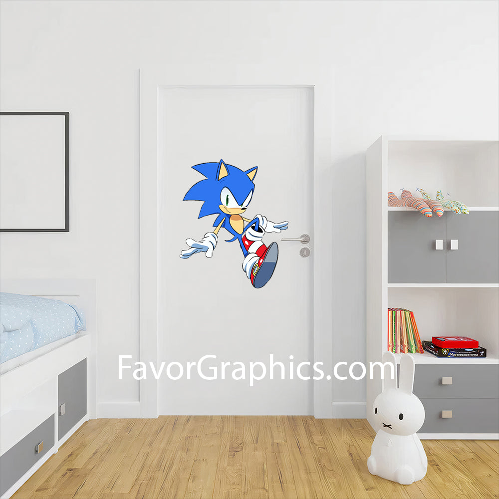 Sonic The Hedgehog Home Room Wall Vinyl Decal Sticker Mural Poster