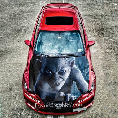 Smeagol Gollum Itasha Car Vinyl Hood Wrap Decal Sticker