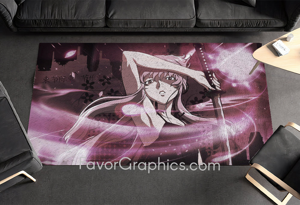 Yuno Gasai Home Bedroom Decor Rug Carpet Mat