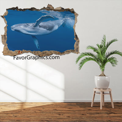 Whale Vinyl Wall Art Decal Sticker Poster Print Mural