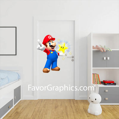 Mario Home Room Wall Vinyl Decal Sticker Mural Poster