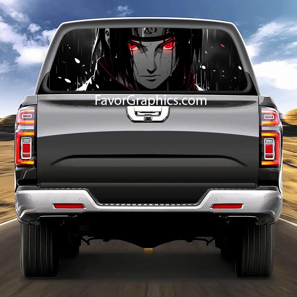 Itachi Uchiha Rear Window Perforated Graphic Vinyl Decal Car Truck UTV