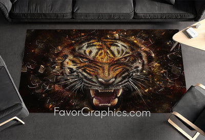 Tiger Home Bedroom Decor Rug Carpet Mat