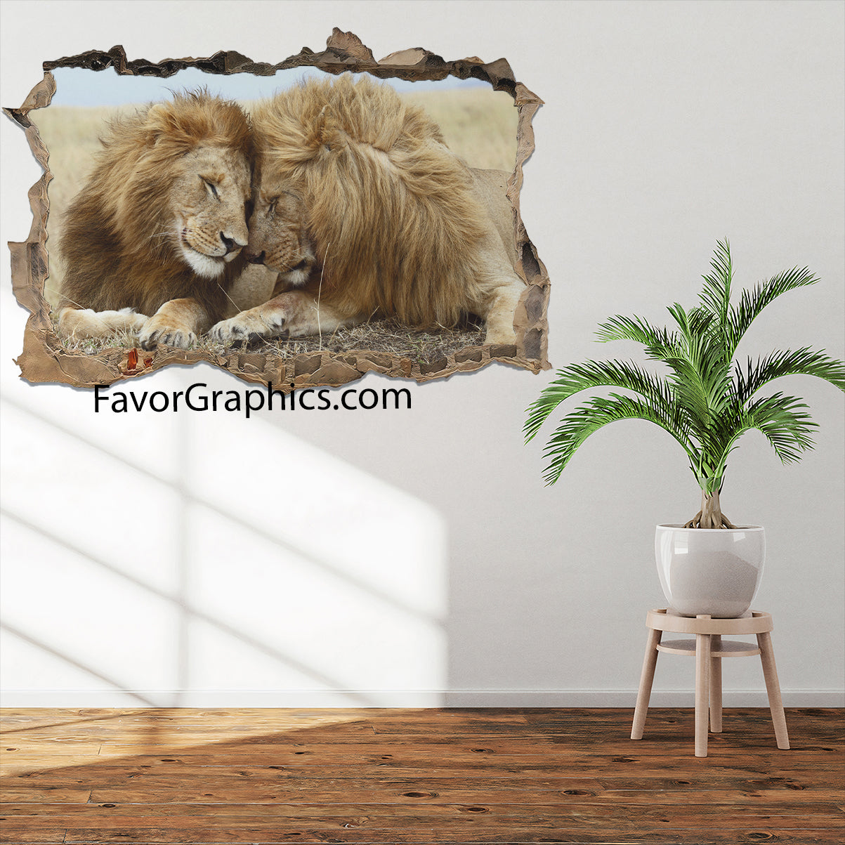 Lion  Vinyl Wall Art Decal Sticker Poster Print Mural