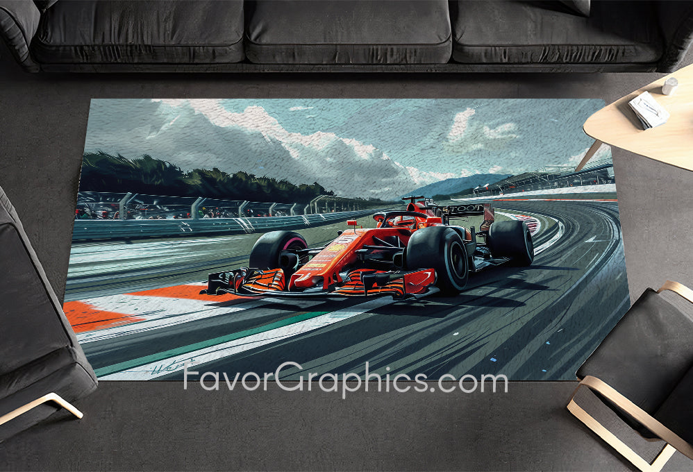 Formula 1 F1 Home Bedroom Decor Rug Carpet Mat