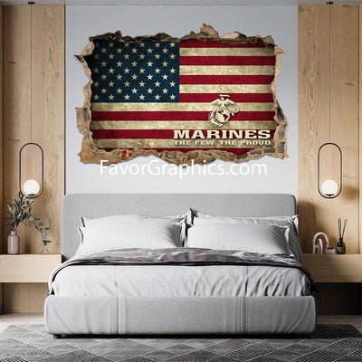 US Marine Corps Vinyl Wall Art Decal Sticker Poster Print Mural