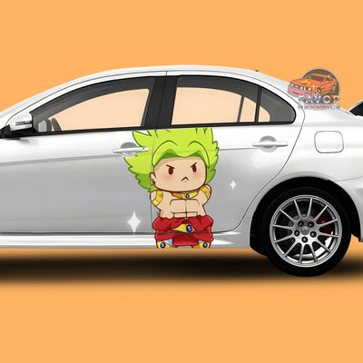 Broly Itasha Car Side Door Decal Vinyl Sticker