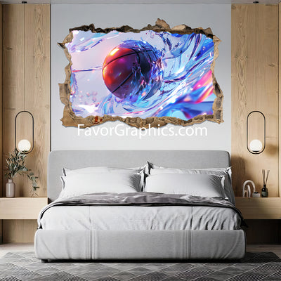 Basketball Vinyl Wall Art Decal Sticker Poster Print Mural