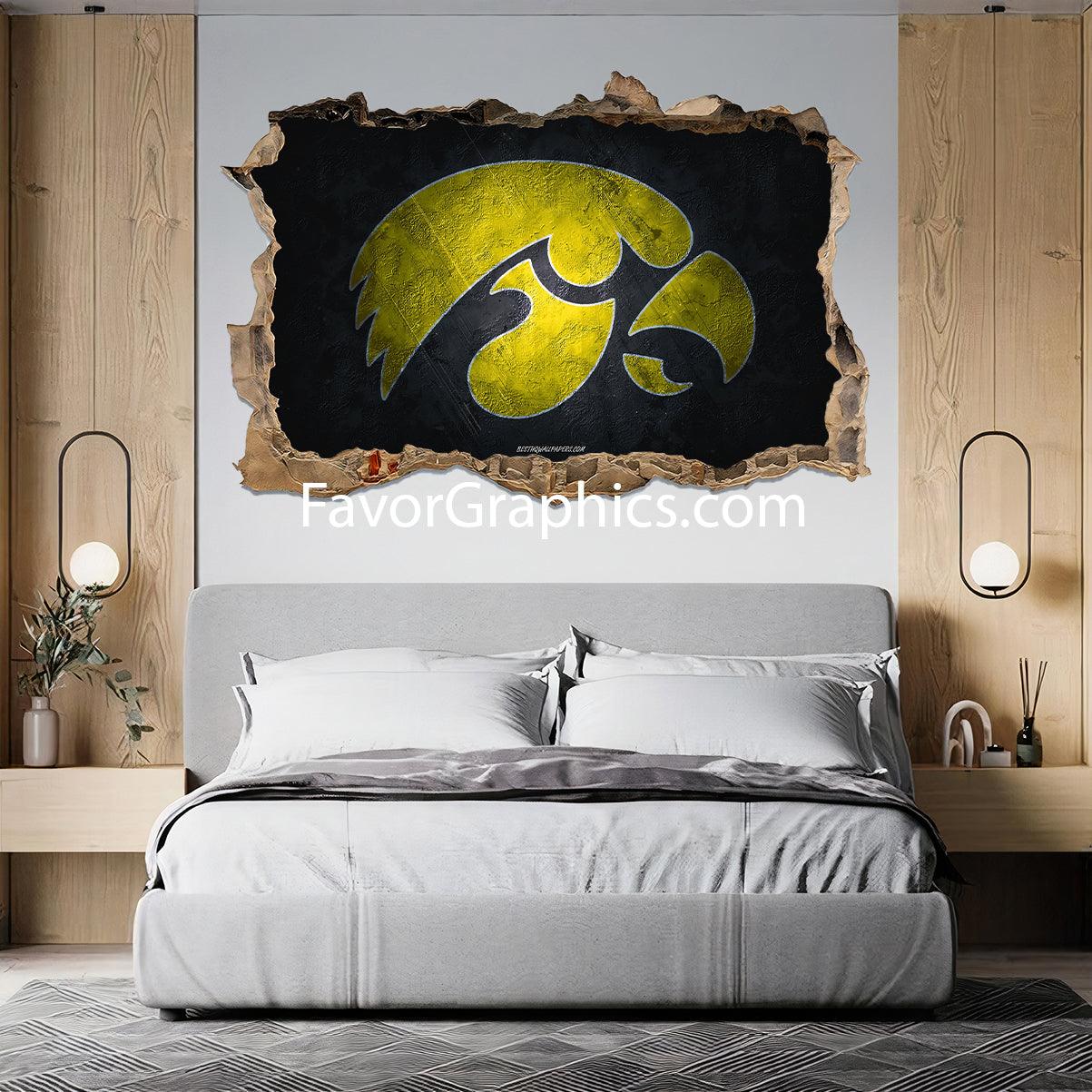 Iowa Hawkeyes Vinyl Wall Art Decal Sticker Poster Print Mural