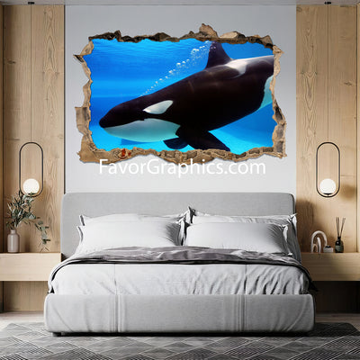 Orca Vinyl Wall Art Decal Sticker Poster Print Mural