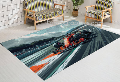 Formula 1 F1 Home Bedroom Decor Rug Carpet Mat