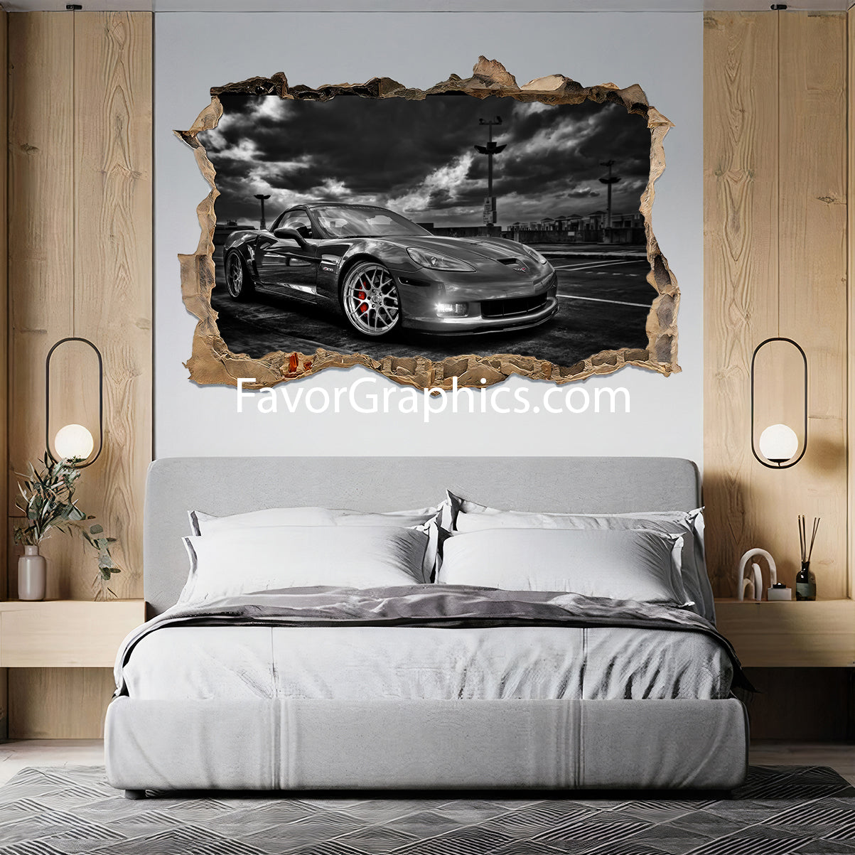 Chevrolet Corvette Vinyl Wall Art Decal Sticker Poster Print Mural