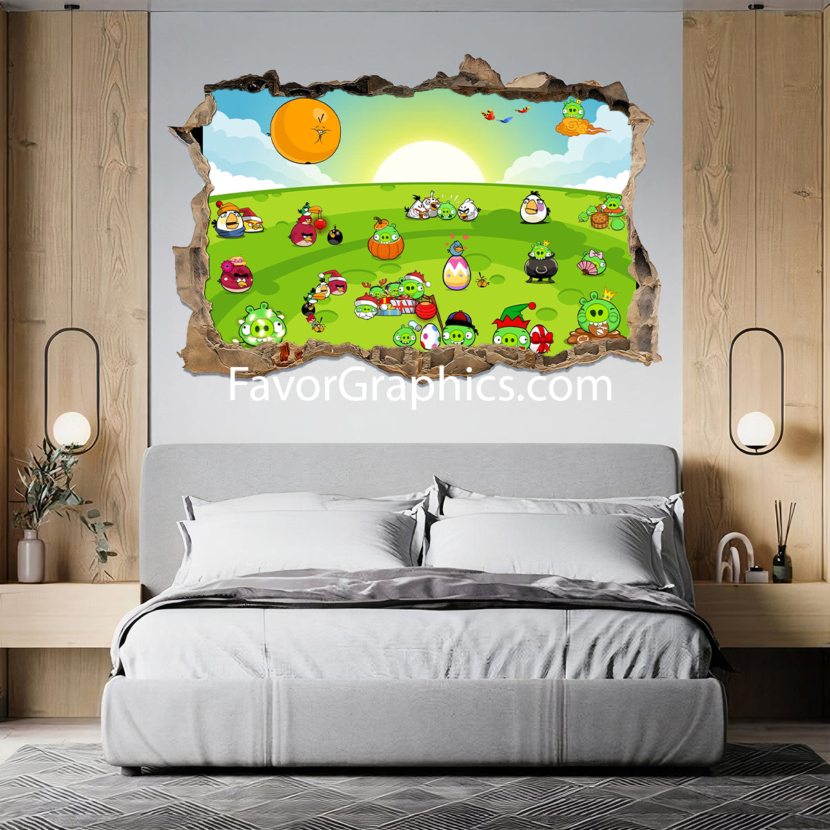 Angry Birds Vinyl Wall Art Decal Sticker Poster Print Mural