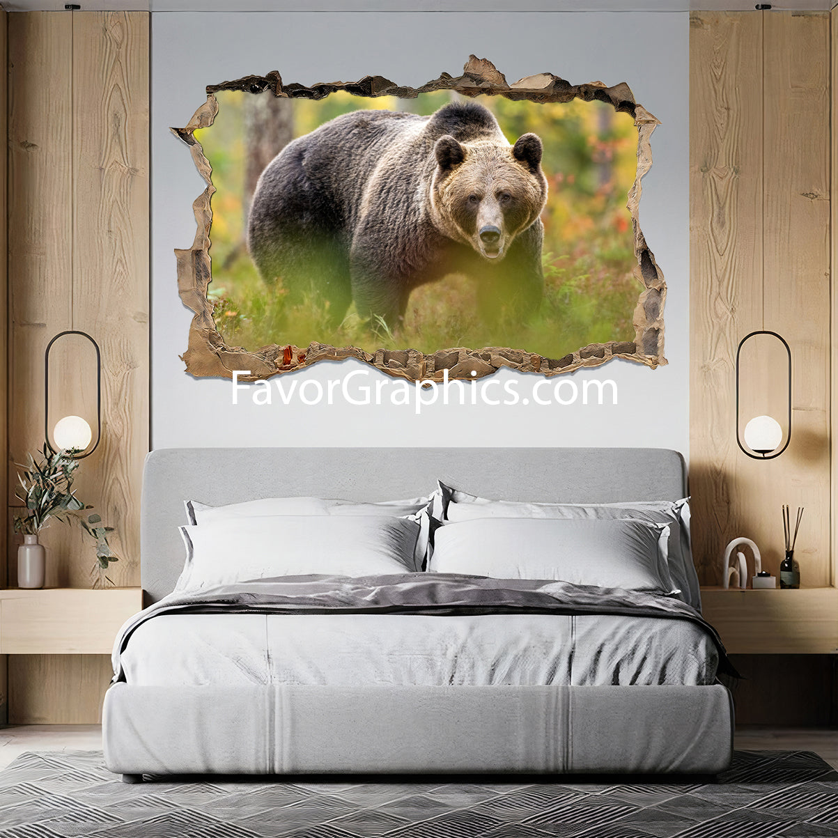 Bear Vinyl Wall Art Decal Sticker Poster Print Mural