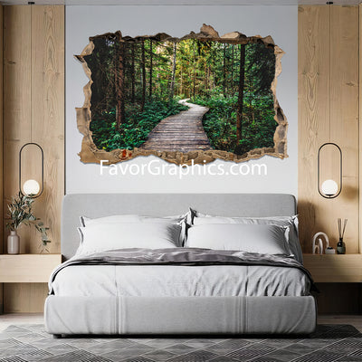 Forest Vinyl Wall Art Decal Sticker Poster Print Mural