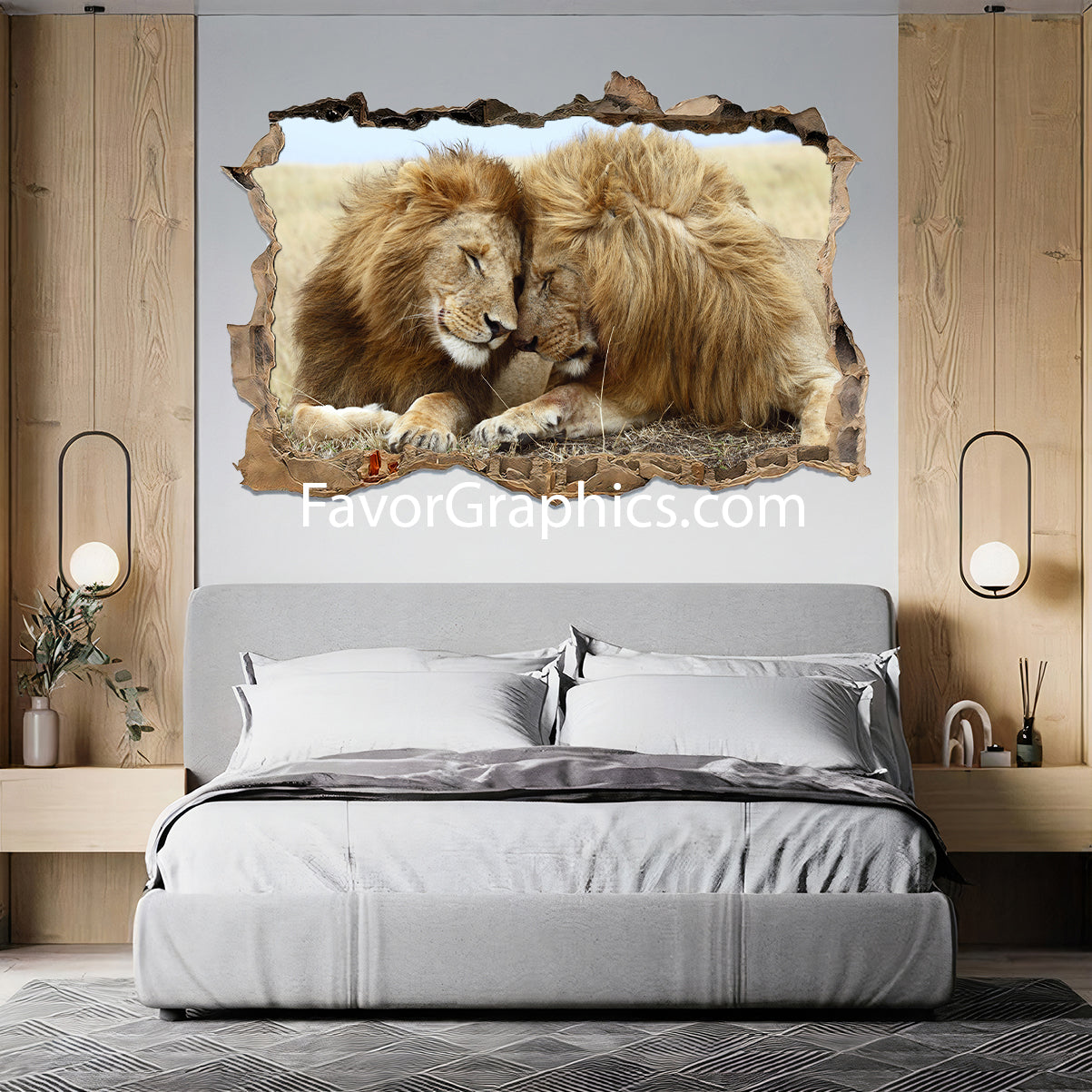 Lion  Vinyl Wall Art Decal Sticker Poster Print Mural