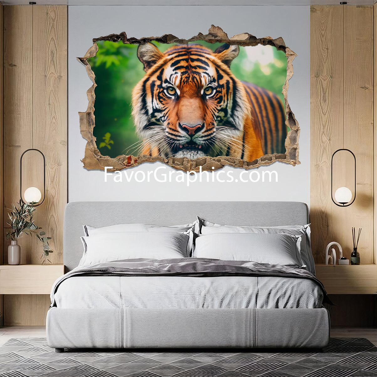 Tiger Vinyl Wall Art Decal Sticker Poster Print Mural