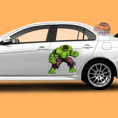 Hulk Itasha Car Side Door Decal Vinyl Sticker