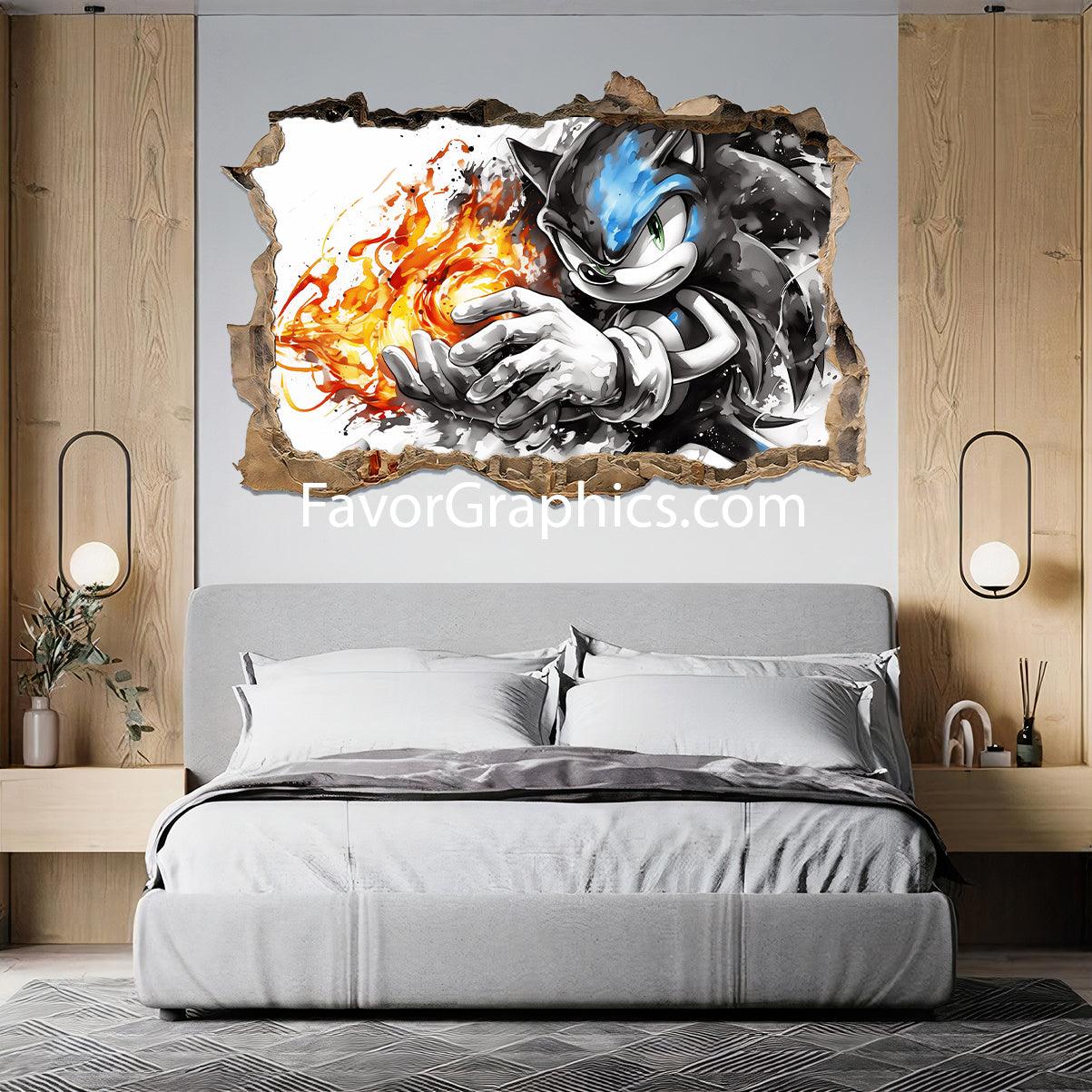 Sonic The Hedgehog Vinyl Wall Art Decal Sticker Poster Print Mural