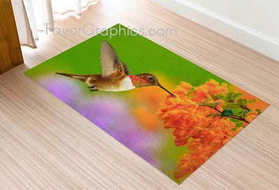 Hummingbird Home Bedroom Decor Rug Carpet Mat