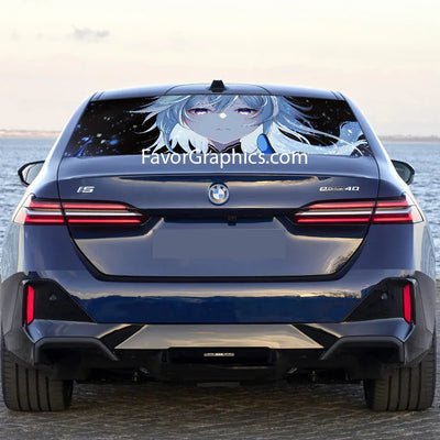 Eula (Genshin impact) Rear Window Perforated Graphic Vinyl Decal Car Truck UTV