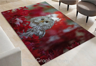 Owl Home Bedroom Decor Rug Carpet Mat