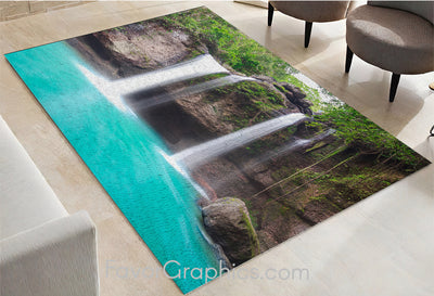 Waterfall Home Bedroom Decor Rug Carpet Mat