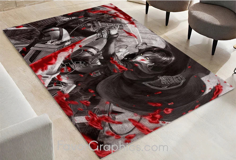 Levi Ackerman Home Bedroom Decor Rug Carpet Mat