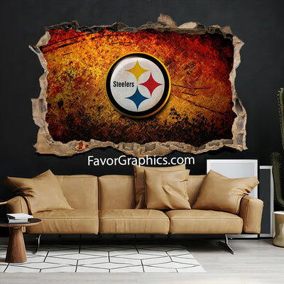 Pittsburgh Steelers Vinyl Wall Art Decal Sticker Poster Print Mural