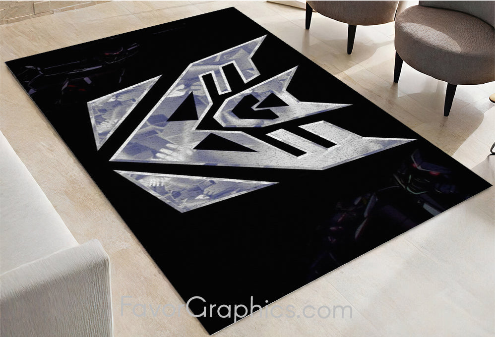 Decepticons Transformers Home Bedroom Decor Rug Carpet Mat