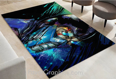 Sub Zero Mortal Kombat Home Bedroom Decor Rug Carpet Mat