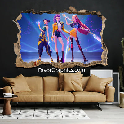 Huntrix HUNTR/X Kpop Demon Hunters Wall Art Poster Print Mural