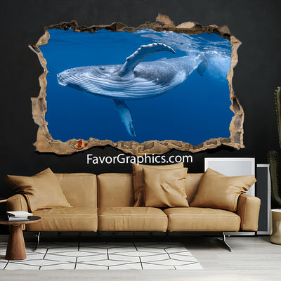 Whale Vinyl Wall Art Decal Sticker Poster Print Mural