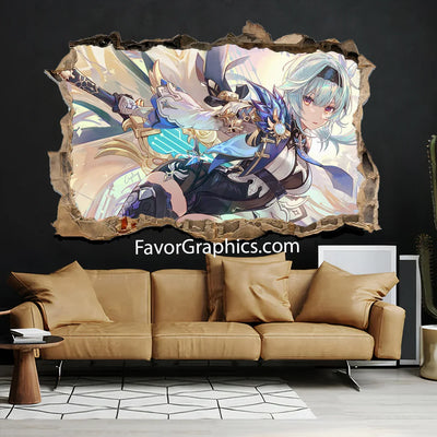Eula (Genshin impact) Vinyl Wall Art Decal Sticker Poster Print Mural